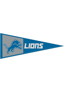 Detroit Lions 13x32 Primary Pennant
