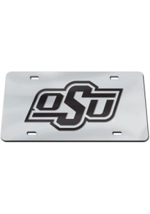 Oklahoma State Cowboys black on silver Car Accessory License Plate