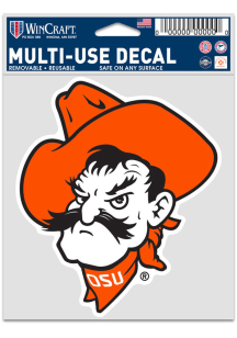 Oklahoma State Cowboys mascot Auto Decal - Orange