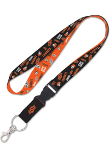 Oklahoma State Cowboys scattered Lanyard