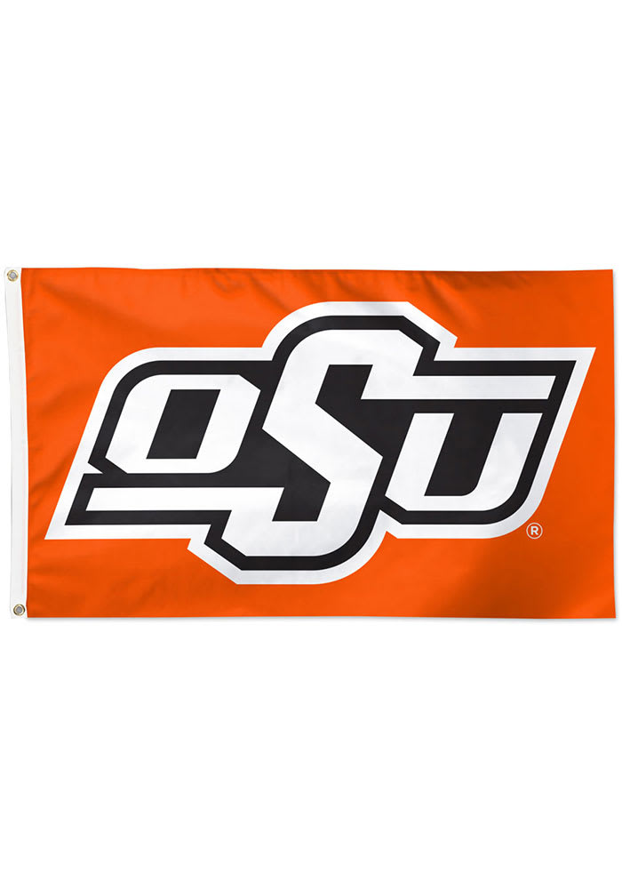 Oklahoma State Cowboys orange Orange Silk Screen Grommet Flag