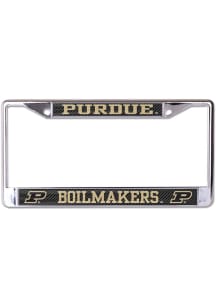 Purdue Boilermakers Black  Carbon License Frame