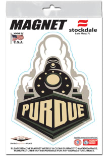Black  Purdue Boilermakers 3x5 Magnet