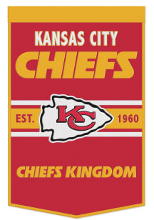 Kansas City Chiefs 24x38 Slogan Banner