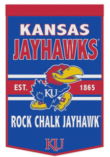 Kansas Jayhawks 24x38 Slogan Banner