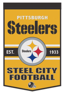 Pittsburgh Steelers 24x38 Slogan Banner