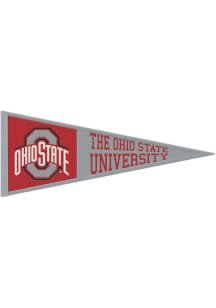 Red Ohio State Buckeyes 13x32 Primary Pennant