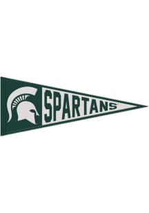 Green Michigan State Spartans 13x32 Primary Pennant
