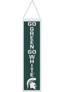 Green Michigan State Spartans 8x32 Evolution Banner