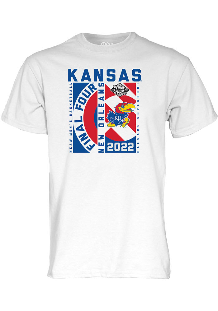 Kansas Jayhawks White 2022 Final Four Top Talent Short Sleeve T Shirt