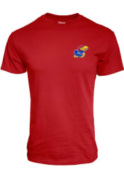 Kansas Jayhawks Womens Red 2022 Final Four Over Dyed Short Sleeve T-Shirt