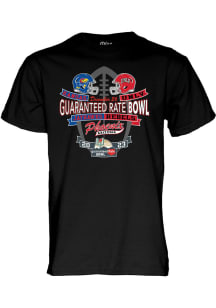 Kansas Jayhawks Black 2023 Guaruntee Bowl Bound Short Sleeve T Shirt