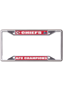 Kansas City Chiefs 2022 Conf Champs Metal License Frame