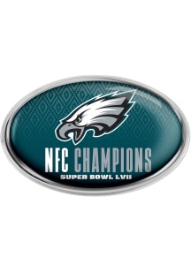 Philadelphia Eagles 2022 Conf Champs Domed Car Emblem - Green