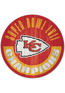Kansas City Chiefs 2022 Super Bowl Champs 14 Round Sign