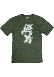 Ohio Bobcats Green Mascot Short Sleeve Fashion T Shirt