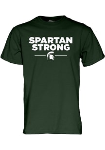 Michigan State Spartans Green Spartan Strong Short Sleeve T Shirt