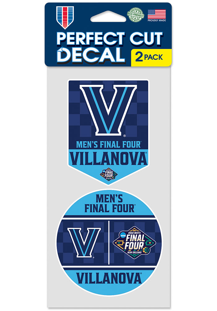 Villanova Wildcats 2022 Final Four Auto Decal - Navy Blue