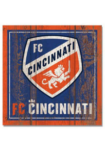 FC Cincinnati 3x3 Wood Magnet