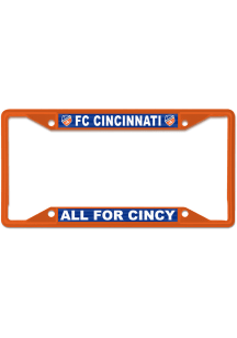 FC Cincinnati Color Metal License Frame