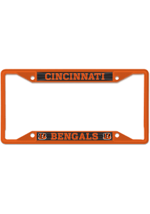 Cincinnati Bengals Color Metal License Frame