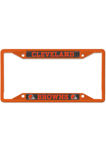 Cleveland Browns Color Metal License Frame