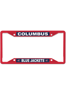Columbus Blue Jackets Color Metal License Frame