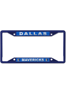 Dallas Mavericks Color Metal License Frame