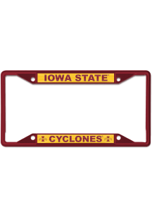 Iowa State Cyclones Color Metal License Frame