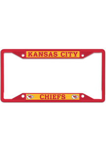 Kansas City Chiefs Color Metal License Frame