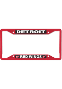 Detroit Red Wings Color Metal License Frame