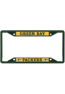 Green Bay Packers Color Metal License Frame