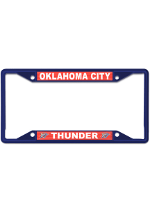 Oklahoma City Thunder Color Metal License Frame