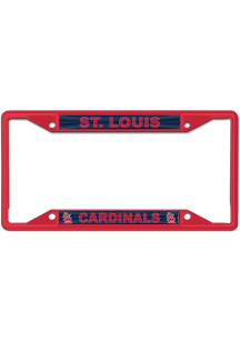 St Louis Cardinals Color Metal License Frame