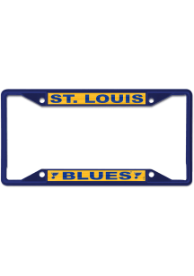 St Louis Blues Color Metal License Frame
