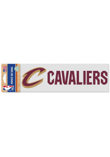 Cleveland Cavaliers 3x10 Inch Logo Script Auto Decal - Maroon