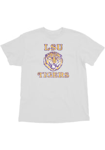 LSU Tigers White No1 Vault LSU Short Sleeve T Shirt