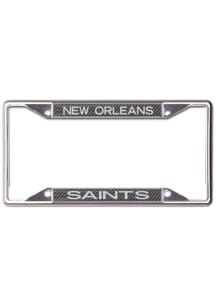 New Orleans Saints Carbon License Frame