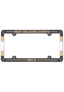 New Orleans Saints Plastic License Frame