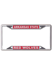 Arkansas State Red Wolves Printed License Frame