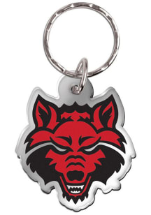 Arkansas State Red Wolves Freeform Keychain