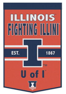 Illinois Fighting Illini 24x38 Banner