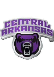 Central Arkansas Bears Acrylic Car Emblem - Purple