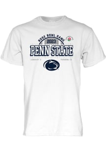 Penn State Nittany Lions White 2022 Football Rose Bowl Bound Short Sleeve T Shirt