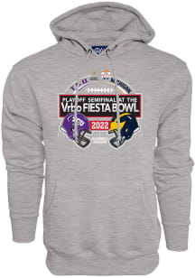 TCU Horned Frogs Mens Grey 2022 College Football Playoff Bound Long Sleeve Hoodie