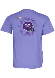 TCU Horned Frogs Womens Lavender 2022 College Football Playoff Bound Short Sleeve T-Shirt
