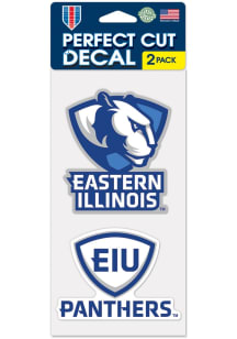 Eastern Illinois Panthers 2 Pack 4x4 Auto Decal - Blue