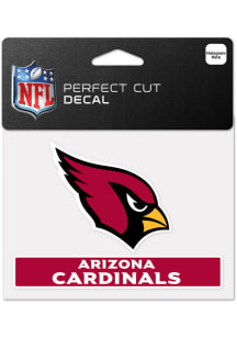 Arizona Cardinals 4.5x5.75 Auto Decal - Red