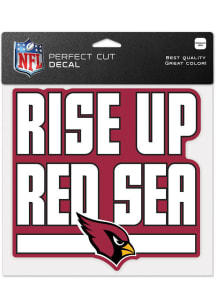 Arizona Cardinals 8x8 Slogan Auto Decal - Red