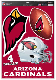 Arizona Cardinals 11x17 Multi Use Auto Decal - Red